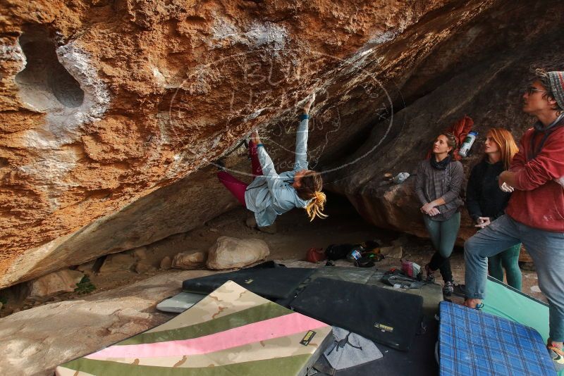 Bouldering in Hueco Tanks on 01/08/2020 with Blue Lizard Climbing and Yoga

Filename: SRM_20200108_1700270.jpg
Aperture: f/5.0
Shutter Speed: 1/320
Body: Canon EOS-1D Mark II
Lens: Canon EF 16-35mm f/2.8 L