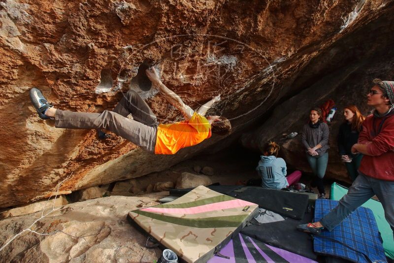 Bouldering in Hueco Tanks on 01/08/2020 with Blue Lizard Climbing and Yoga

Filename: SRM_20200108_1700440.jpg
Aperture: f/6.3
Shutter Speed: 1/320
Body: Canon EOS-1D Mark II
Lens: Canon EF 16-35mm f/2.8 L