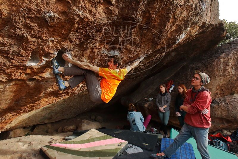 Bouldering in Hueco Tanks on 01/08/2020 with Blue Lizard Climbing and Yoga

Filename: SRM_20200108_1700480.jpg
Aperture: f/6.3
Shutter Speed: 1/320
Body: Canon EOS-1D Mark II
Lens: Canon EF 16-35mm f/2.8 L