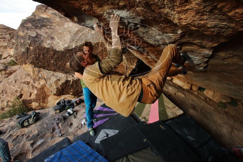 Bouldering in Hueco Tanks on 01/08/2020 with Blue Lizard Climbing and Yoga

Filename: SRM_20200108_1710460.jpg
Aperture: f/5.6
Shutter Speed: 1/500
Body: Canon EOS-1D Mark II
Lens: Canon EF 16-35mm f/2.8 L