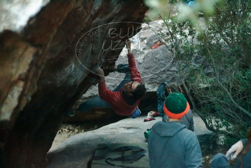 Bouldering in Hueco Tanks on 01/08/2020 with Blue Lizard Climbing and Yoga

Filename: SRM_20200108_1825520.jpg
Aperture: f/1.8
Shutter Speed: 1/125
Body: Canon EOS-1D Mark II
Lens: Canon EF 50mm f/1.8 II