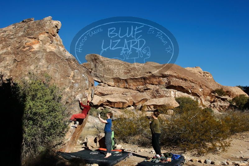 Bouldering in Hueco Tanks on 01/12/2020 with Blue Lizard Climbing and Yoga

Filename: SRM_20200112_1036390.jpg
Aperture: f/7.1
Shutter Speed: 1/400
Body: Canon EOS-1D Mark II
Lens: Canon EF 16-35mm f/2.8 L