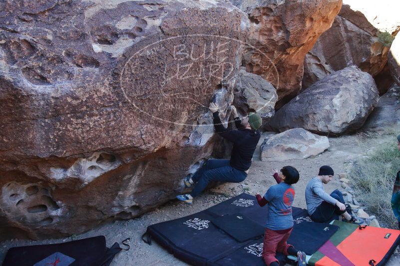 Bouldering in Hueco Tanks on 01/12/2020 with Blue Lizard Climbing and Yoga

Filename: SRM_20200112_1053320.jpg
Aperture: f/5.6
Shutter Speed: 1/400
Body: Canon EOS-1D Mark II
Lens: Canon EF 16-35mm f/2.8 L