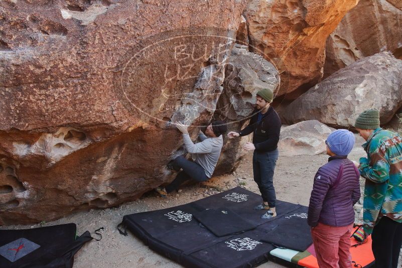 Bouldering in Hueco Tanks on 01/12/2020 with Blue Lizard Climbing and Yoga

Filename: SRM_20200112_1059520.jpg
Aperture: f/5.6
Shutter Speed: 1/200
Body: Canon EOS-1D Mark II
Lens: Canon EF 16-35mm f/2.8 L