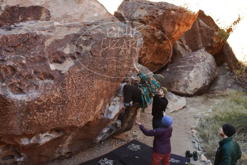 Bouldering in Hueco Tanks on 01/12/2020 with Blue Lizard Climbing and Yoga

Filename: SRM_20200112_1102420.jpg
Aperture: f/5.6
Shutter Speed: 1/320
Body: Canon EOS-1D Mark II
Lens: Canon EF 16-35mm f/2.8 L