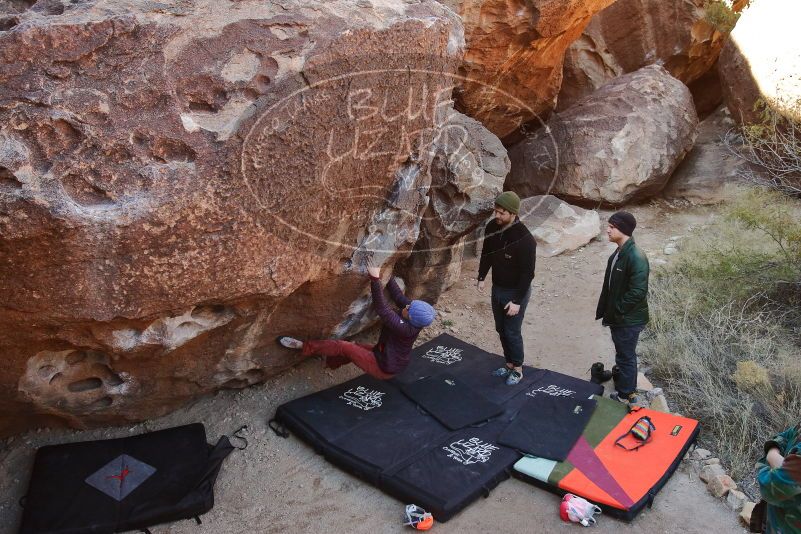 Bouldering in Hueco Tanks on 01/12/2020 with Blue Lizard Climbing and Yoga

Filename: SRM_20200112_1104330.jpg
Aperture: f/5.6
Shutter Speed: 1/250
Body: Canon EOS-1D Mark II
Lens: Canon EF 16-35mm f/2.8 L