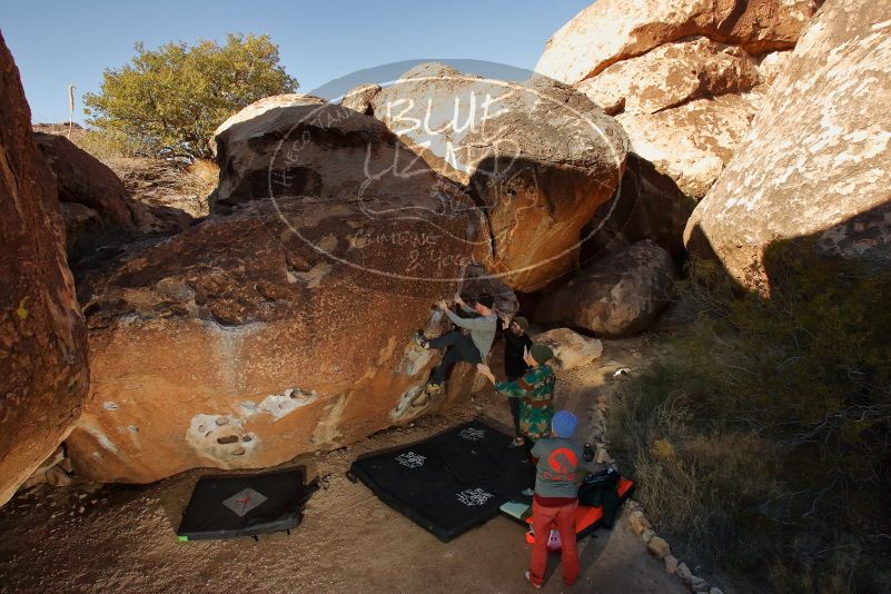 Bouldering in Hueco Tanks on 01/12/2020 with Blue Lizard Climbing and Yoga

Filename: SRM_20200112_1114020.jpg
Aperture: f/8.0
Shutter Speed: 1/250
Body: Canon EOS-1D Mark II
Lens: Canon EF 16-35mm f/2.8 L