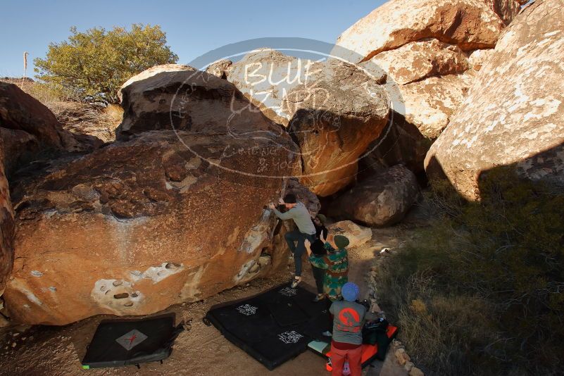 Bouldering in Hueco Tanks on 01/12/2020 with Blue Lizard Climbing and Yoga

Filename: SRM_20200112_1114160.jpg
Aperture: f/8.0
Shutter Speed: 1/250
Body: Canon EOS-1D Mark II
Lens: Canon EF 16-35mm f/2.8 L