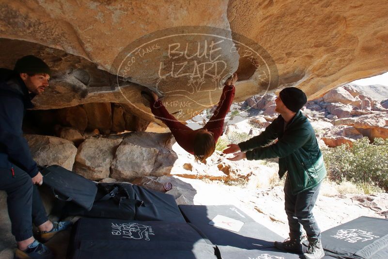 Bouldering in Hueco Tanks on 01/12/2020 with Blue Lizard Climbing and Yoga

Filename: SRM_20200112_1312530.jpg
Aperture: f/7.1
Shutter Speed: 1/250
Body: Canon EOS-1D Mark II
Lens: Canon EF 16-35mm f/2.8 L
