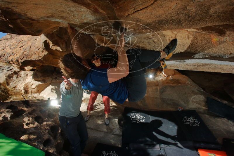 Bouldering in Hueco Tanks on 01/12/2020 with Blue Lizard Climbing and Yoga

Filename: SRM_20200112_1424220.jpg
Aperture: f/8.0
Shutter Speed: 1/250
Body: Canon EOS-1D Mark II
Lens: Canon EF 16-35mm f/2.8 L