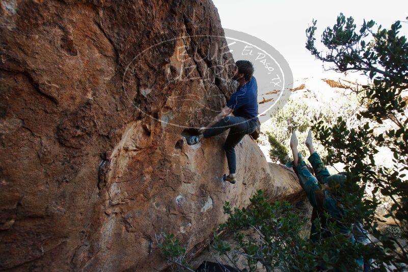 Bouldering in Hueco Tanks on 01/12/2020 with Blue Lizard Climbing and Yoga

Filename: SRM_20200112_1547370.jpg
Aperture: f/6.3
Shutter Speed: 1/250
Body: Canon EOS-1D Mark II
Lens: Canon EF 16-35mm f/2.8 L