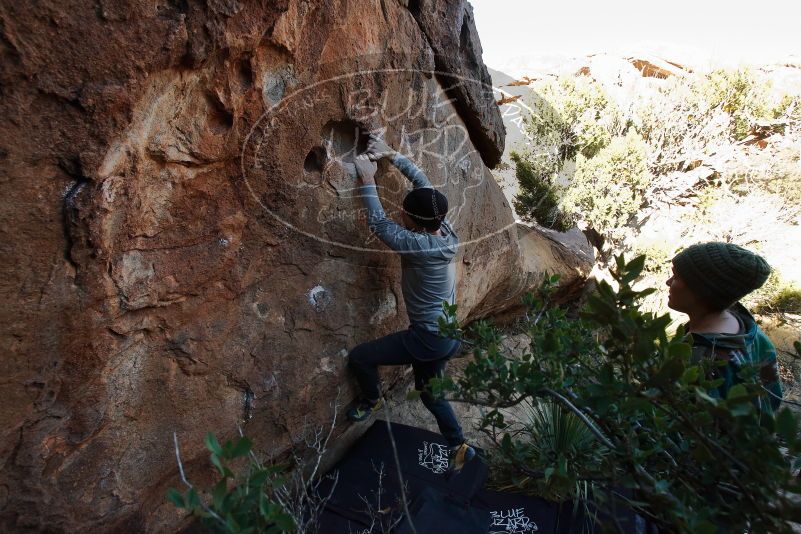 Bouldering in Hueco Tanks on 01/12/2020 with Blue Lizard Climbing and Yoga

Filename: SRM_20200112_1548300.jpg
Aperture: f/6.3
Shutter Speed: 1/250
Body: Canon EOS-1D Mark II
Lens: Canon EF 16-35mm f/2.8 L