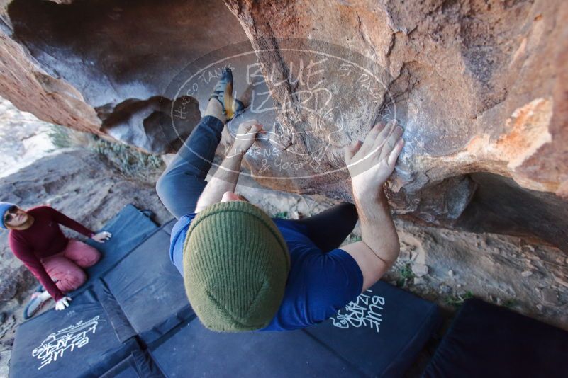 Bouldering in Hueco Tanks on 01/12/2020 with Blue Lizard Climbing and Yoga

Filename: SRM_20200112_1658070.jpg
Aperture: f/3.5
Shutter Speed: 1/250
Body: Canon EOS-1D Mark II
Lens: Canon EF 16-35mm f/2.8 L