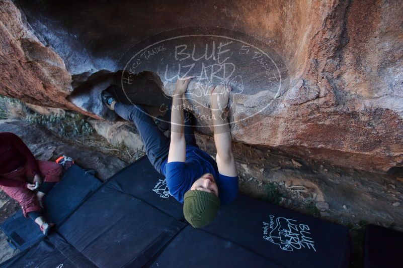 Bouldering in Hueco Tanks on 01/12/2020 with Blue Lizard Climbing and Yoga

Filename: SRM_20200112_1704030.jpg
Aperture: f/5.0
Shutter Speed: 1/250
Body: Canon EOS-1D Mark II
Lens: Canon EF 16-35mm f/2.8 L