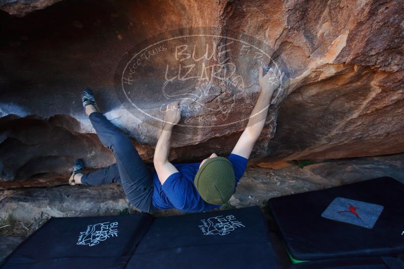 Bouldering in Hueco Tanks on 01/12/2020 with Blue Lizard Climbing and Yoga

Filename: SRM_20200112_1704080.jpg
Aperture: f/5.0
Shutter Speed: 1/250
Body: Canon EOS-1D Mark II
Lens: Canon EF 16-35mm f/2.8 L