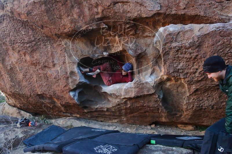 Bouldering in Hueco Tanks on 01/12/2020 with Blue Lizard Climbing and Yoga

Filename: SRM_20200112_1709230.jpg
Aperture: f/4.5
Shutter Speed: 1/250
Body: Canon EOS-1D Mark II
Lens: Canon EF 16-35mm f/2.8 L