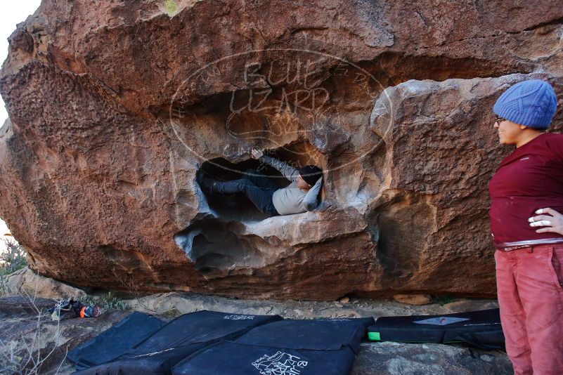 Bouldering in Hueco Tanks on 01/12/2020 with Blue Lizard Climbing and Yoga

Filename: SRM_20200112_1710190.jpg
Aperture: f/4.5
Shutter Speed: 1/250
Body: Canon EOS-1D Mark II
Lens: Canon EF 16-35mm f/2.8 L