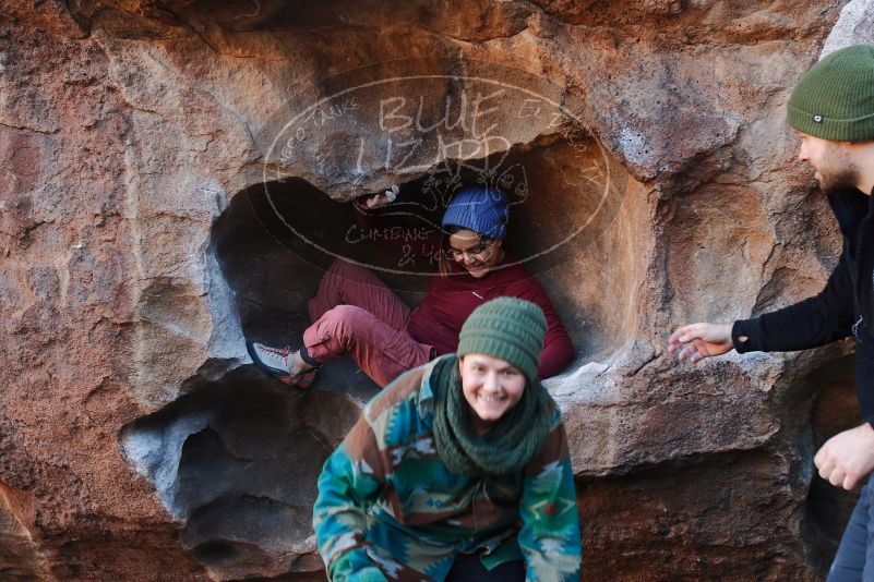 Bouldering in Hueco Tanks on 01/12/2020 with Blue Lizard Climbing and Yoga

Filename: SRM_20200112_1714280.jpg
Aperture: f/5.0
Shutter Speed: 1/160
Body: Canon EOS-1D Mark II
Lens: Canon EF 16-35mm f/2.8 L