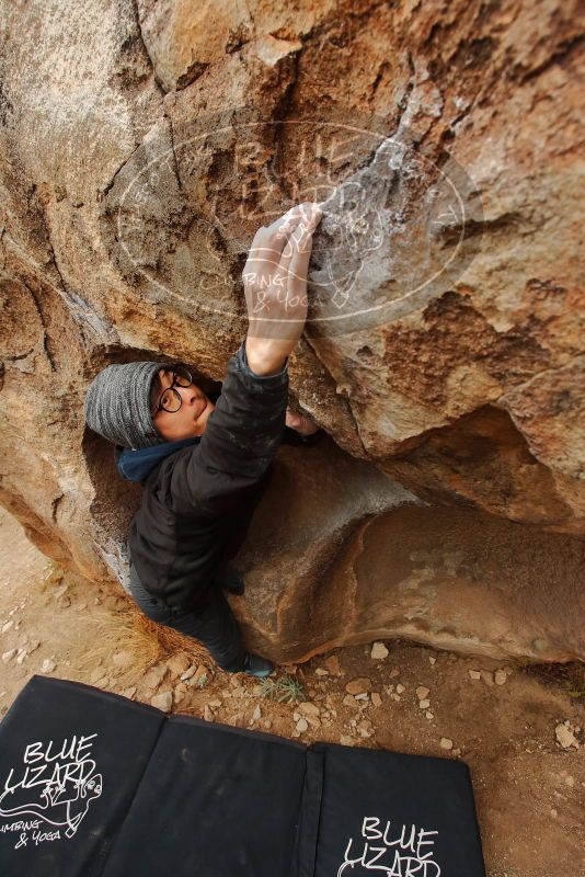 Bouldering in Hueco Tanks on 01/16/2020 with Blue Lizard Climbing and Yoga

Filename: SRM_20200116_1017570.jpg
Aperture: f/5.6
Shutter Speed: 1/320
Body: Canon EOS-1D Mark II
Lens: Canon EF 16-35mm f/2.8 L