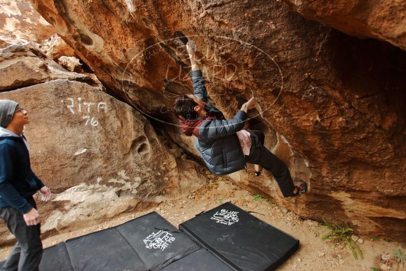 Bouldering in Hueco Tanks on 01/16/2020 with Blue Lizard Climbing and Yoga

Filename: SRM_20200116_1036270.jpg
Aperture: f/3.5
Shutter Speed: 1/320
Body: Canon EOS-1D Mark II
Lens: Canon EF 16-35mm f/2.8 L
