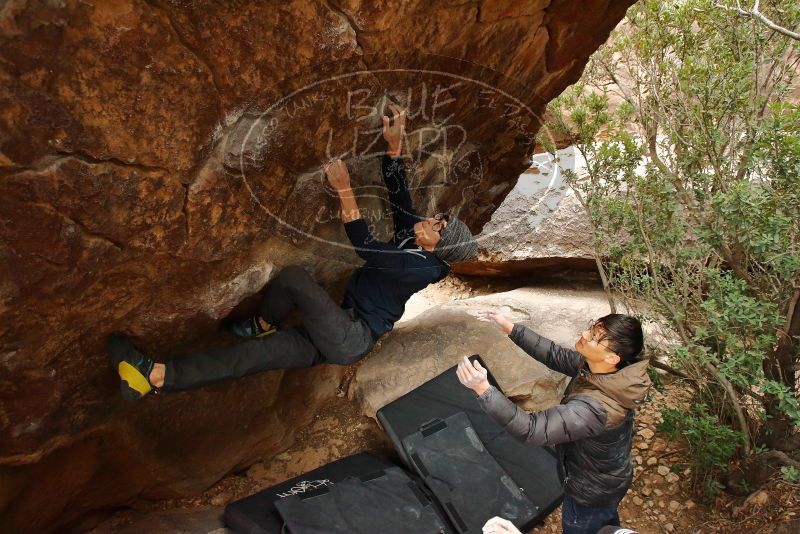 Bouldering in Hueco Tanks on 01/16/2020 with Blue Lizard Climbing and Yoga

Filename: SRM_20200116_1056120.jpg
Aperture: f/5.0
Shutter Speed: 1/250
Body: Canon EOS-1D Mark II
Lens: Canon EF 16-35mm f/2.8 L