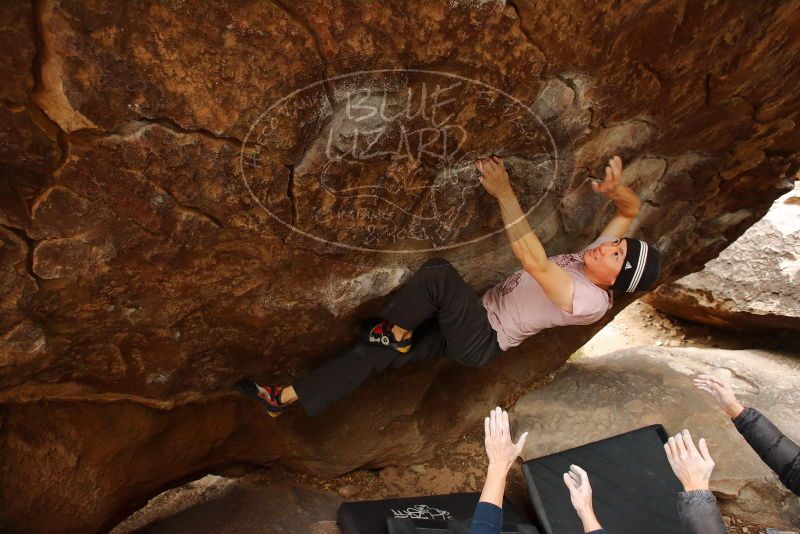 Bouldering in Hueco Tanks on 01/16/2020 with Blue Lizard Climbing and Yoga

Filename: SRM_20200116_1057450.jpg
Aperture: f/4.5
Shutter Speed: 1/250
Body: Canon EOS-1D Mark II
Lens: Canon EF 16-35mm f/2.8 L