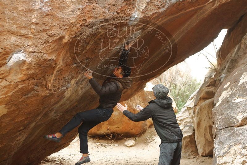 Bouldering in Hueco Tanks on 01/16/2020 with Blue Lizard Climbing and Yoga

Filename: SRM_20200116_1111540.jpg
Aperture: f/3.5
Shutter Speed: 1/320
Body: Canon EOS-1D Mark II
Lens: Canon EF 50mm f/1.8 II