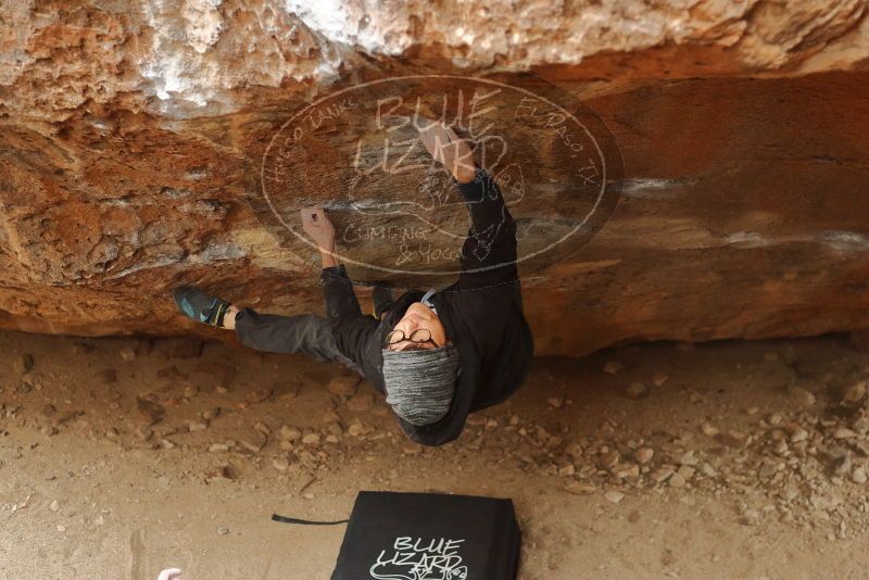 Bouldering in Hueco Tanks on 01/16/2020 with Blue Lizard Climbing and Yoga

Filename: SRM_20200116_1115590.jpg
Aperture: f/3.2
Shutter Speed: 1/320
Body: Canon EOS-1D Mark II
Lens: Canon EF 50mm f/1.8 II