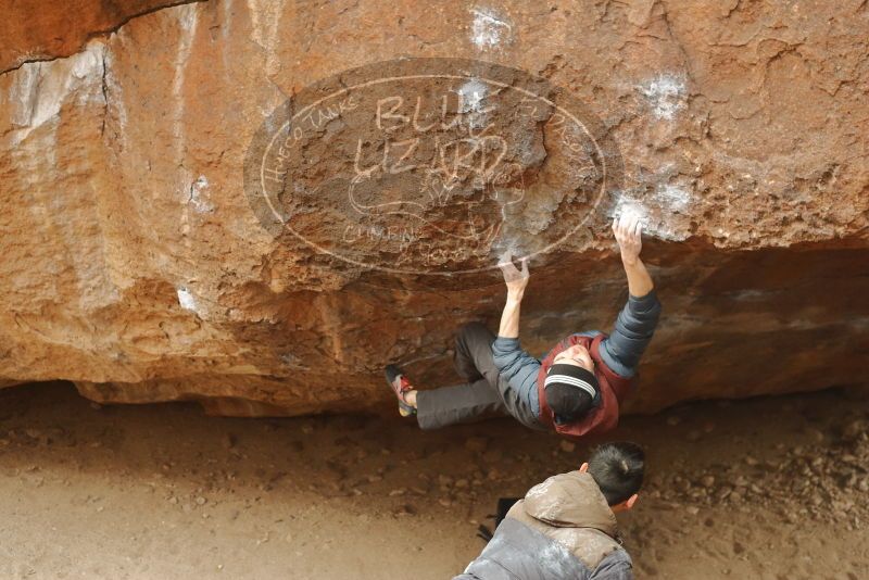 Bouldering in Hueco Tanks on 01/16/2020 with Blue Lizard Climbing and Yoga

Filename: SRM_20200116_1155131.jpg
Aperture: f/3.5
Shutter Speed: 1/320
Body: Canon EOS-1D Mark II
Lens: Canon EF 50mm f/1.8 II