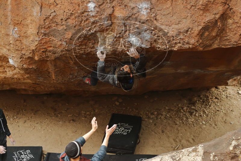 Bouldering in Hueco Tanks on 01/16/2020 with Blue Lizard Climbing and Yoga

Filename: SRM_20200116_1159030.jpg
Aperture: f/3.5
Shutter Speed: 1/320
Body: Canon EOS-1D Mark II
Lens: Canon EF 50mm f/1.8 II