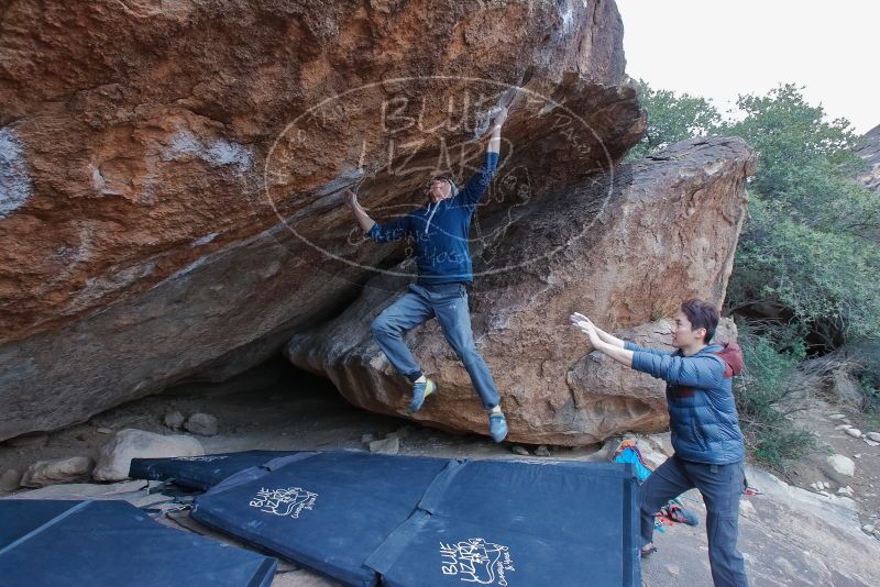 Bouldering in Hueco Tanks on 01/16/2020 with Blue Lizard Climbing and Yoga

Filename: SRM_20200116_1347442.jpg
Aperture: f/5.6
Shutter Speed: 1/250
Body: Canon EOS-1D Mark II
Lens: Canon EF 16-35mm f/2.8 L