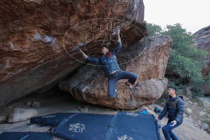 Bouldering in Hueco Tanks on 01/16/2020 with Blue Lizard Climbing and Yoga

Filename: SRM_20200116_1351001.jpg
Aperture: f/8.0
Shutter Speed: 1/250
Body: Canon EOS-1D Mark II
Lens: Canon EF 16-35mm f/2.8 L