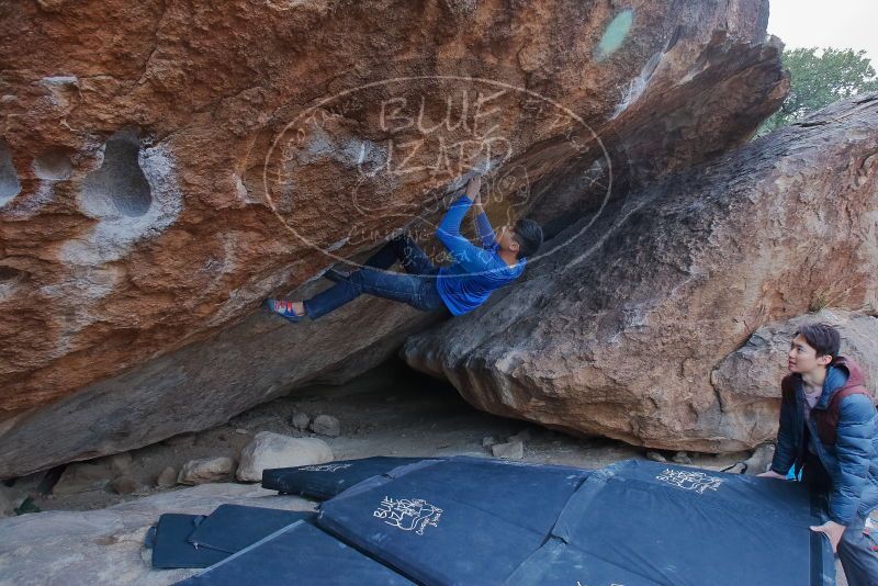 Bouldering in Hueco Tanks on 01/16/2020 with Blue Lizard Climbing and Yoga

Filename: SRM_20200116_1355330.jpg
Aperture: f/6.3
Shutter Speed: 1/320
Body: Canon EOS-1D Mark II
Lens: Canon EF 16-35mm f/2.8 L