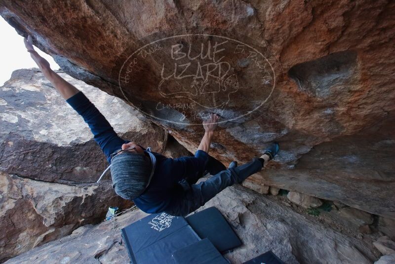 Bouldering in Hueco Tanks on 01/16/2020 with Blue Lizard Climbing and Yoga

Filename: SRM_20200116_1359070.jpg
Aperture: f/6.3
Shutter Speed: 1/320
Body: Canon EOS-1D Mark II
Lens: Canon EF 16-35mm f/2.8 L