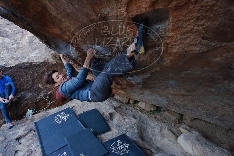 Bouldering in Hueco Tanks on 01/16/2020 with Blue Lizard Climbing and Yoga

Filename: SRM_20200116_1402440.jpg
Aperture: f/5.6
Shutter Speed: 1/320
Body: Canon EOS-1D Mark II
Lens: Canon EF 16-35mm f/2.8 L