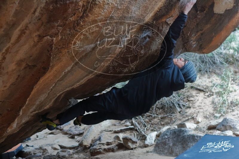 Bouldering in Hueco Tanks on 01/16/2020 with Blue Lizard Climbing and Yoga

Filename: SRM_20200116_1444390.jpg
Aperture: f/3.5
Shutter Speed: 1/250
Body: Canon EOS-1D Mark II
Lens: Canon EF 50mm f/1.8 II
