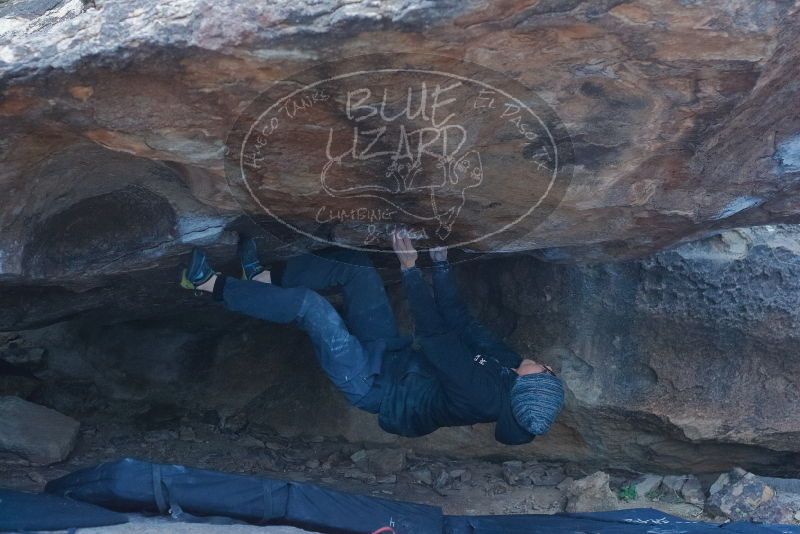 Bouldering in Hueco Tanks on 01/16/2020 with Blue Lizard Climbing and Yoga

Filename: SRM_20200116_1539130.jpg
Aperture: f/3.5
Shutter Speed: 1/250
Body: Canon EOS-1D Mark II
Lens: Canon EF 50mm f/1.8 II