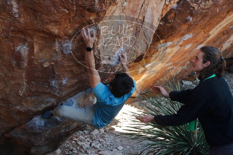 Bouldering in Hueco Tanks on 01/18/2020 with Blue Lizard Climbing and Yoga

Filename: SRM_20200118_1130000.jpg
Aperture: f/5.0
Shutter Speed: 1/250
Body: Canon EOS-1D Mark II
Lens: Canon EF 50mm f/1.8 II