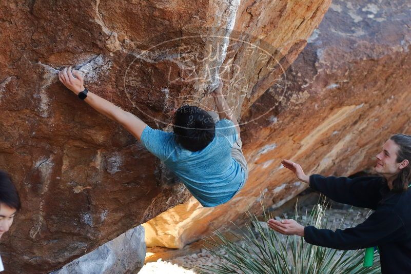 Bouldering in Hueco Tanks on 01/18/2020 with Blue Lizard Climbing and Yoga

Filename: SRM_20200118_1130170.jpg
Aperture: f/4.5
Shutter Speed: 1/250
Body: Canon EOS-1D Mark II
Lens: Canon EF 50mm f/1.8 II