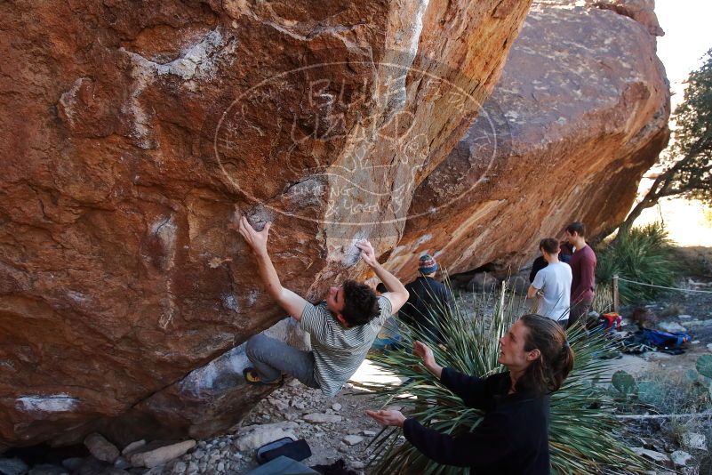 Bouldering in Hueco Tanks on 01/18/2020 with Blue Lizard Climbing and Yoga

Filename: SRM_20200118_1148110.jpg
Aperture: f/5.6
Shutter Speed: 1/250
Body: Canon EOS-1D Mark II
Lens: Canon EF 16-35mm f/2.8 L