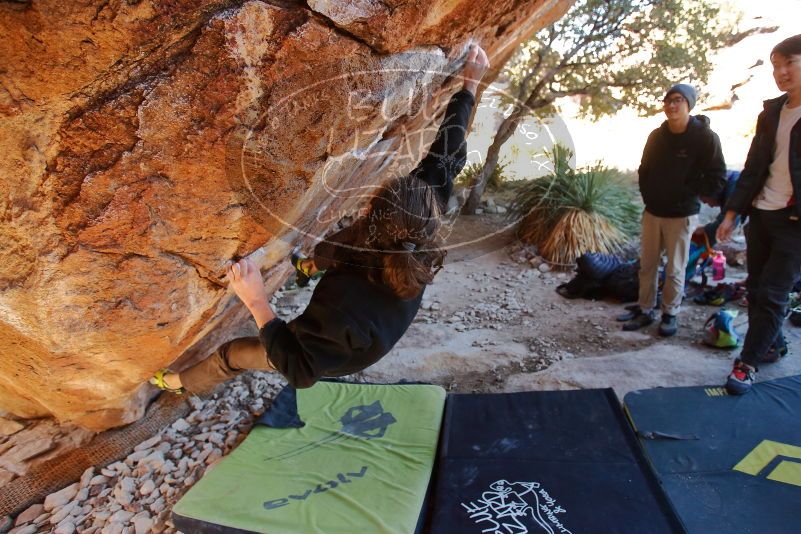 Bouldering in Hueco Tanks on 01/18/2020 with Blue Lizard Climbing and Yoga

Filename: SRM_20200118_1207120.jpg
Aperture: f/3.5
Shutter Speed: 1/250
Body: Canon EOS-1D Mark II
Lens: Canon EF 16-35mm f/2.8 L