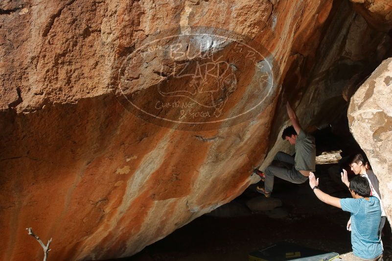 Bouldering in Hueco Tanks on 01/18/2020 with Blue Lizard Climbing and Yoga

Filename: SRM_20200118_1249100.jpg
Aperture: f/8.0
Shutter Speed: 1/250
Body: Canon EOS-1D Mark II
Lens: Canon EF 16-35mm f/2.8 L