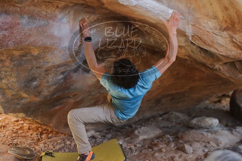 Bouldering in Hueco Tanks on 01/18/2020 with Blue Lizard Climbing and Yoga

Filename: SRM_20200118_1327240.jpg
Aperture: f/2.8
Shutter Speed: 1/320
Body: Canon EOS-1D Mark II
Lens: Canon EF 50mm f/1.8 II