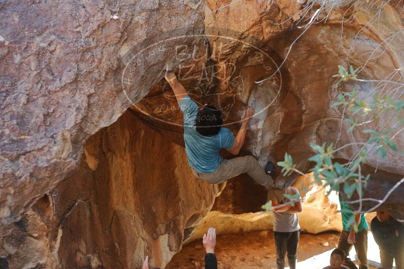 Bouldering in Hueco Tanks on 01/18/2020 with Blue Lizard Climbing and Yoga

Filename: SRM_20200118_1338580.jpg
Aperture: f/3.2
Shutter Speed: 1/400
Body: Canon EOS-1D Mark II
Lens: Canon EF 50mm f/1.8 II