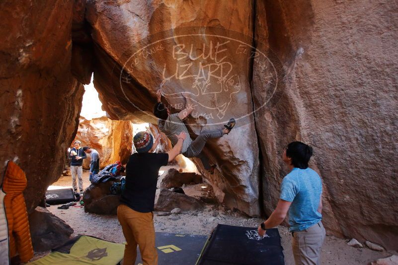 Bouldering in Hueco Tanks on 01/18/2020 with Blue Lizard Climbing and Yoga

Filename: SRM_20200118_1534280.jpg
Aperture: f/3.5
Shutter Speed: 1/250
Body: Canon EOS-1D Mark II
Lens: Canon EF 16-35mm f/2.8 L