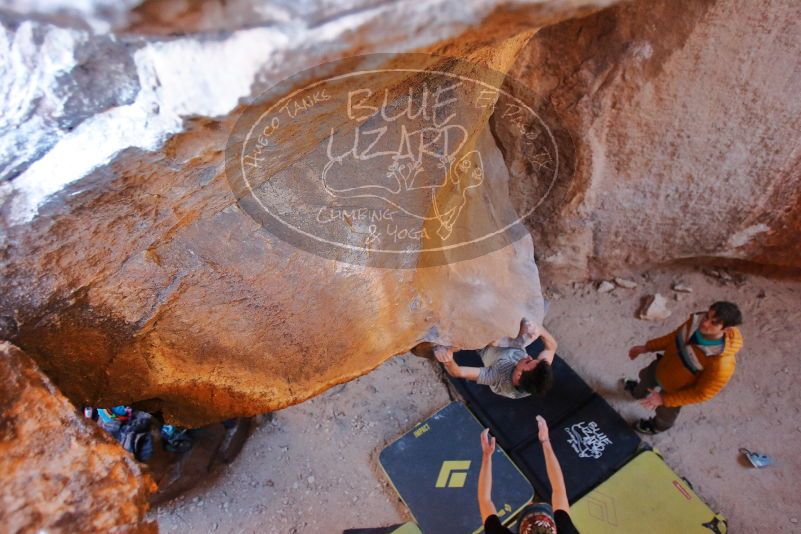 Bouldering in Hueco Tanks on 01/18/2020 with Blue Lizard Climbing and Yoga

Filename: SRM_20200118_1549070.jpg
Aperture: f/3.2
Shutter Speed: 1/250
Body: Canon EOS-1D Mark II
Lens: Canon EF 16-35mm f/2.8 L