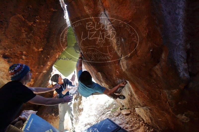 Bouldering in Hueco Tanks on 01/18/2020 with Blue Lizard Climbing and Yoga

Filename: SRM_20200118_1636170.jpg
Aperture: f/3.5
Shutter Speed: 1/250
Body: Canon EOS-1D Mark II
Lens: Canon EF 16-35mm f/2.8 L