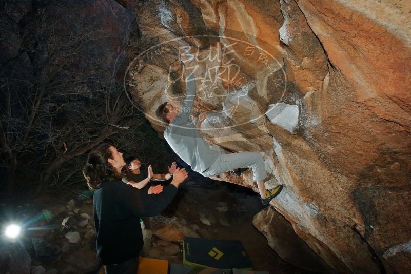 Bouldering in Hueco Tanks on 01/19/2020 with Blue Lizard Climbing and Yoga

Filename: SRM_20200119_1123500.jpg
Aperture: f/7.1
Shutter Speed: 1/250
Body: Canon EOS-1D Mark II
Lens: Canon EF 16-35mm f/2.8 L