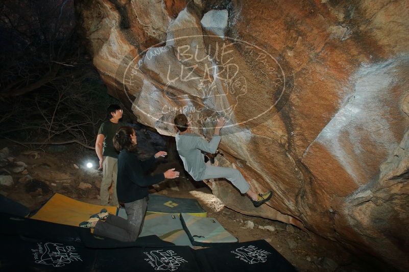Bouldering in Hueco Tanks on 01/19/2020 with Blue Lizard Climbing and Yoga

Filename: SRM_20200119_1137120.jpg
Aperture: f/8.0
Shutter Speed: 1/250
Body: Canon EOS-1D Mark II
Lens: Canon EF 16-35mm f/2.8 L