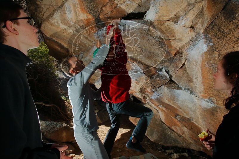 Bouldering in Hueco Tanks on 01/19/2020 with Blue Lizard Climbing and Yoga

Filename: SRM_20200119_1211460.jpg
Aperture: f/8.0
Shutter Speed: 1/250
Body: Canon EOS-1D Mark II
Lens: Canon EF 16-35mm f/2.8 L